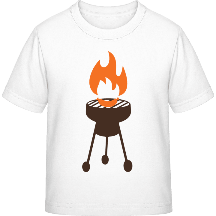 Grill on Fire Camiseta infantil contain pic