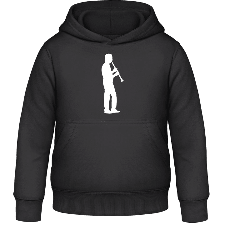 Clarinetist Illustration Kids Hoodie contain pic