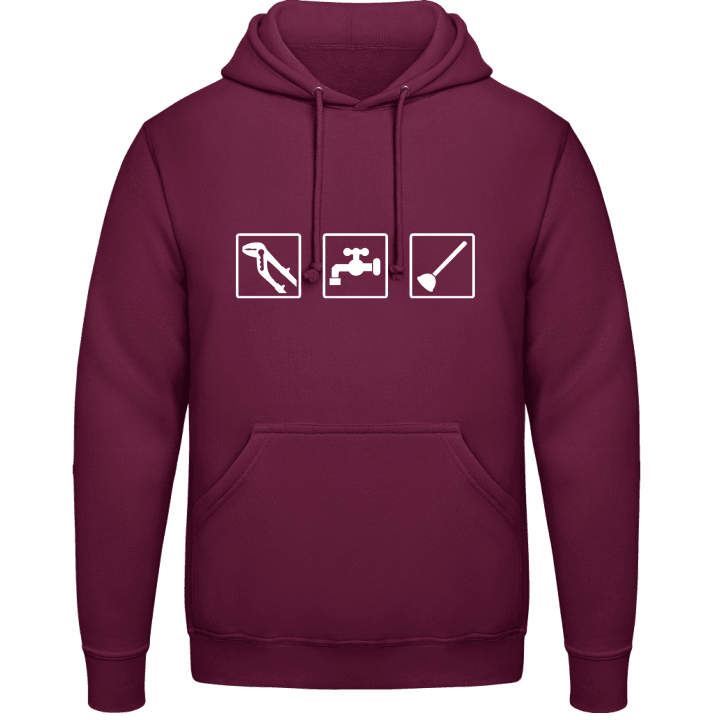 Plumber Illustration Hoodie contain pic