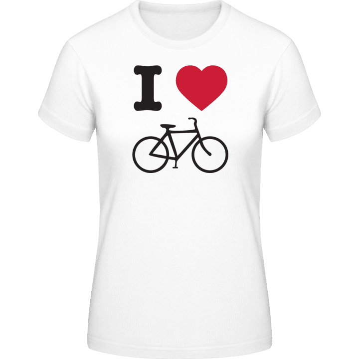 I Love Bicycle T-shirt för kvinnor 0 image