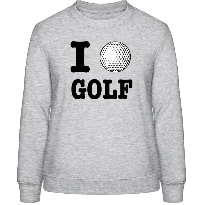 I Love Golf Frauen Sweatshirt contain pic