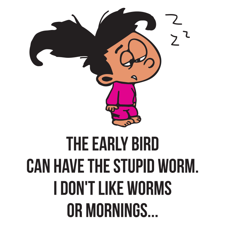 I Don't Like Worms Or Mornings T-shirt pour enfants 0 image