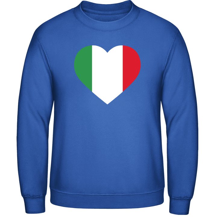 Italy Heart Flag Felpa contain pic