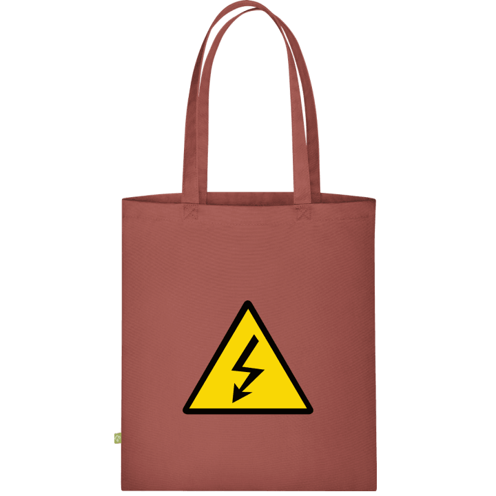 Electricity Warning Väska av tyg contain pic