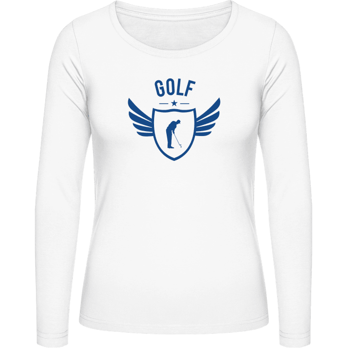 Golf Winged Frauen Langarmshirt contain pic