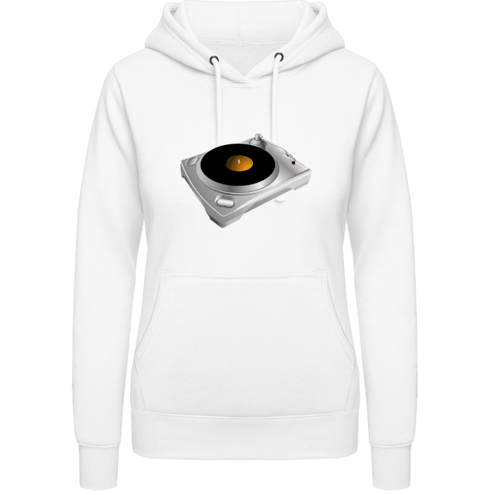 Record Player Vrouwen Hoodie contain pic