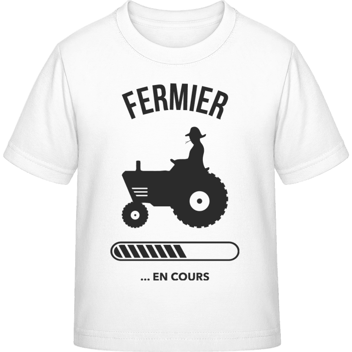 Fermier en cours Kinderen T-shirt contain pic
