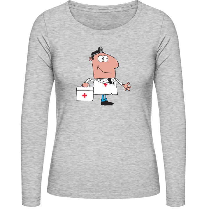 Doctor Medic Comic Character Langermet skjorte for kvinner contain pic