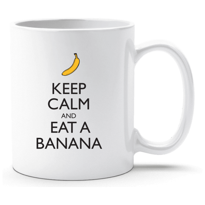 Keep Calm and Eat a Banana Cup contain pic
