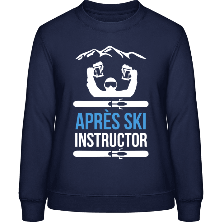 Après Ski Instructor Frauen Sweatshirt contain pic
