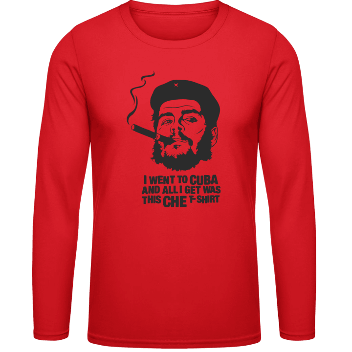 Che Guevara Cuba T-shirt à manches longues contain pic