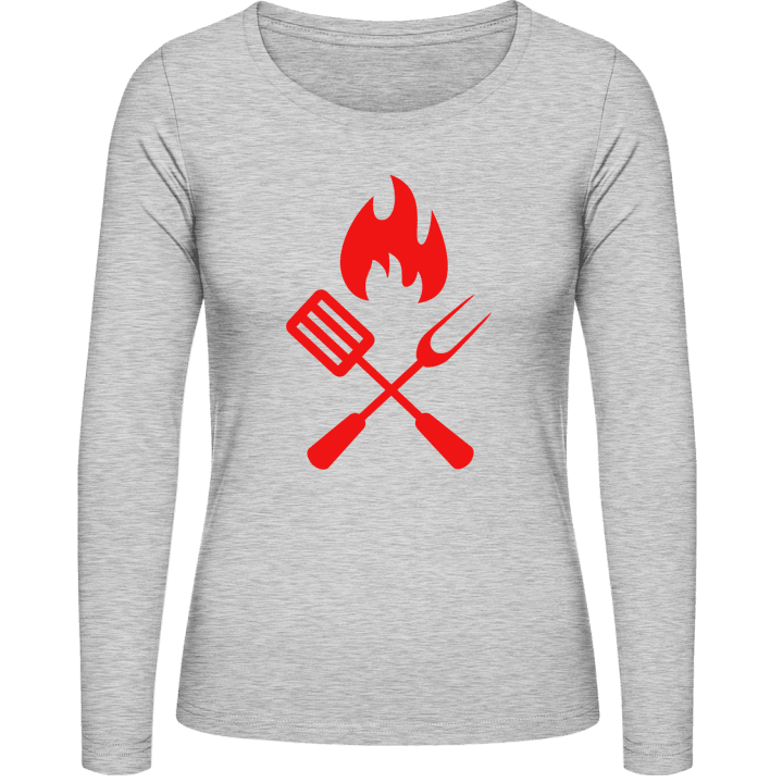 Grilling Kitt Camisa de manga larga para mujer contain pic
