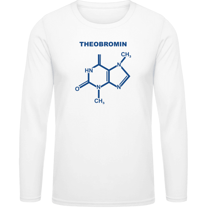 Theobromin Chemical Formula T-shirt à manches longues contain pic