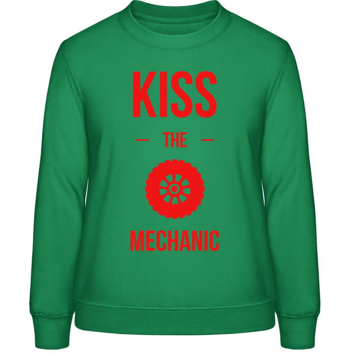 Kiss The Mechanic Sweatshirt för kvinnor contain pic