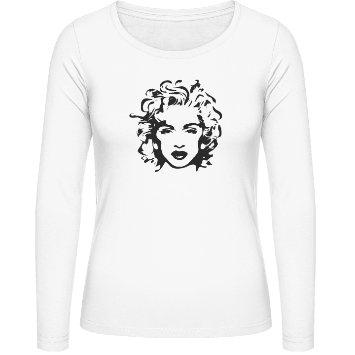 Music Icon Vrouwen Lange Mouw Shirt contain pic