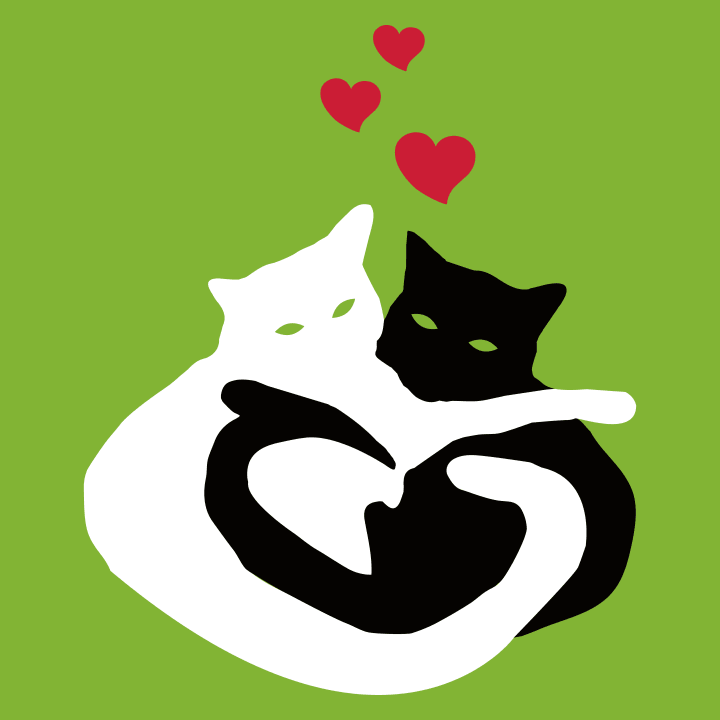 Cats in Love Women T-Shirt 0 image