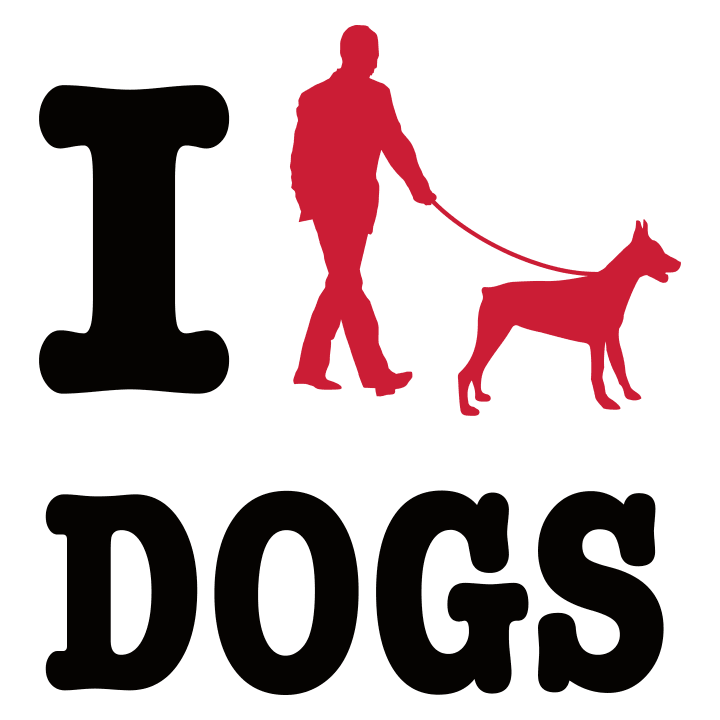 I Love Dogs Stofftasche 0 image