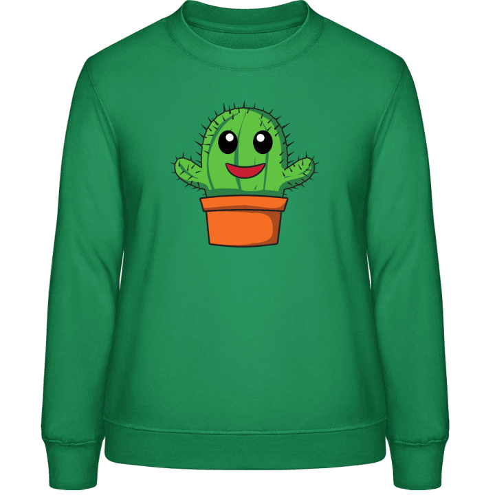 Cute Cactus Comic Vrouwen Sweatshirt 0 image