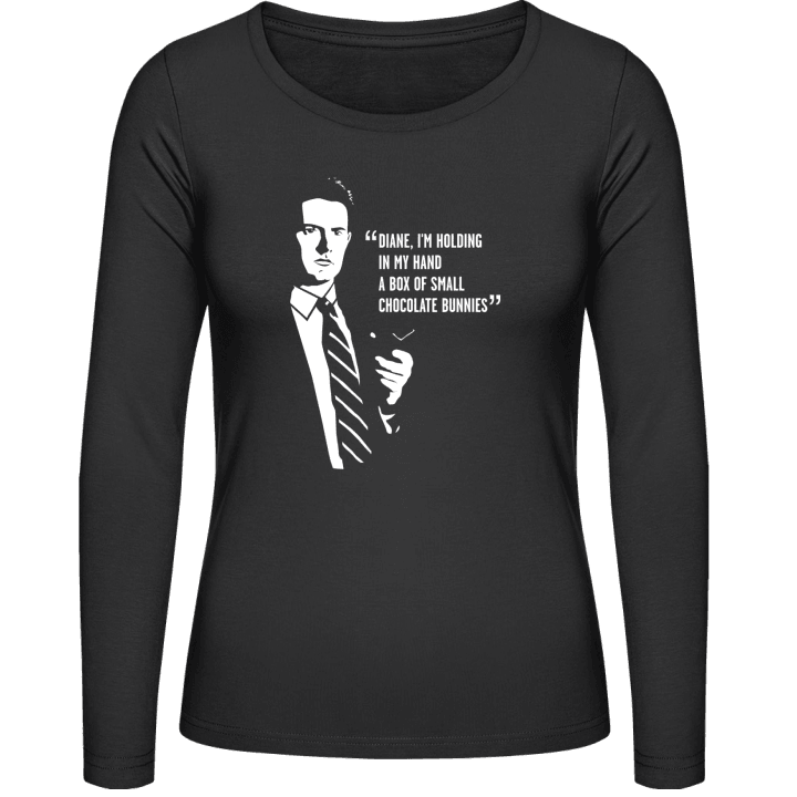 Agent Cooper Twin Peaks Langermet skjorte for kvinner 0 image