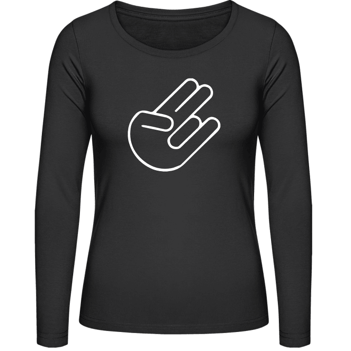 Shocker Hand Frauen Langarmshirt contain pic
