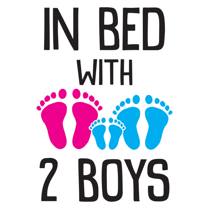 In Bed With 2 Boys Naisten huppari 0 image