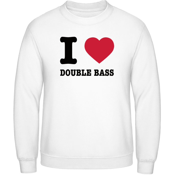 I Heart Double Bass Sweatshirt 0 image