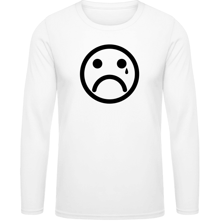 Crying Smiley T-shirt à manches longues contain pic