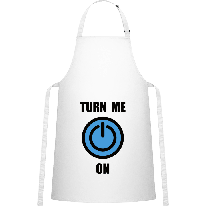 Turn Me On Button Förkläde för matlagning contain pic