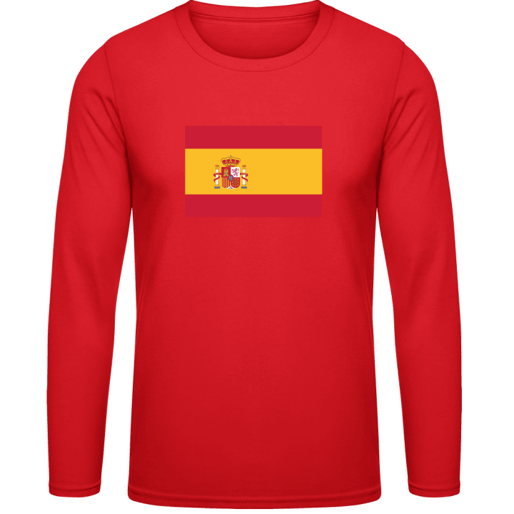 Spain Flag Langarmshirt contain pic