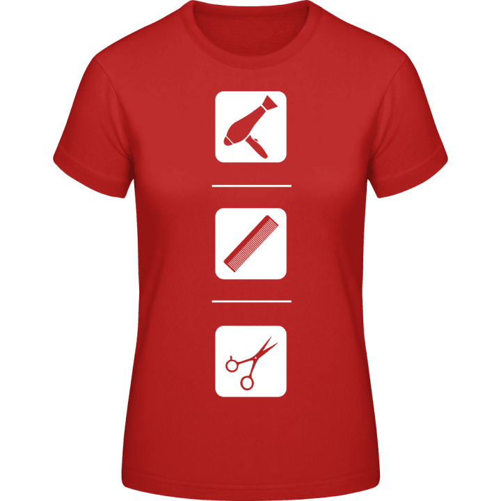 Hairdresser Kit Vrouwen T-shirt contain pic
