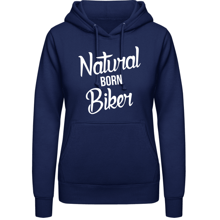 Natural Born Biker Text Vrouwen Hoodie contain pic
