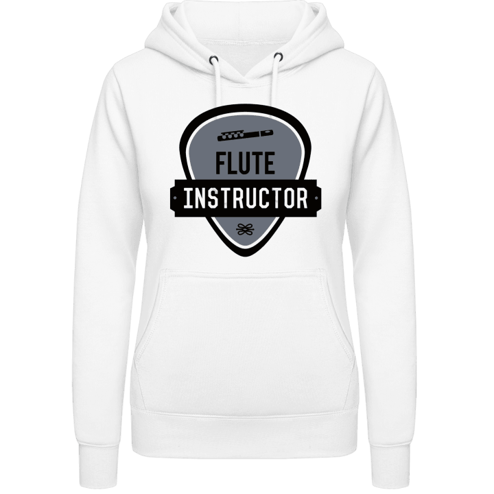 Flute Instructor Vrouwen Hoodie contain pic