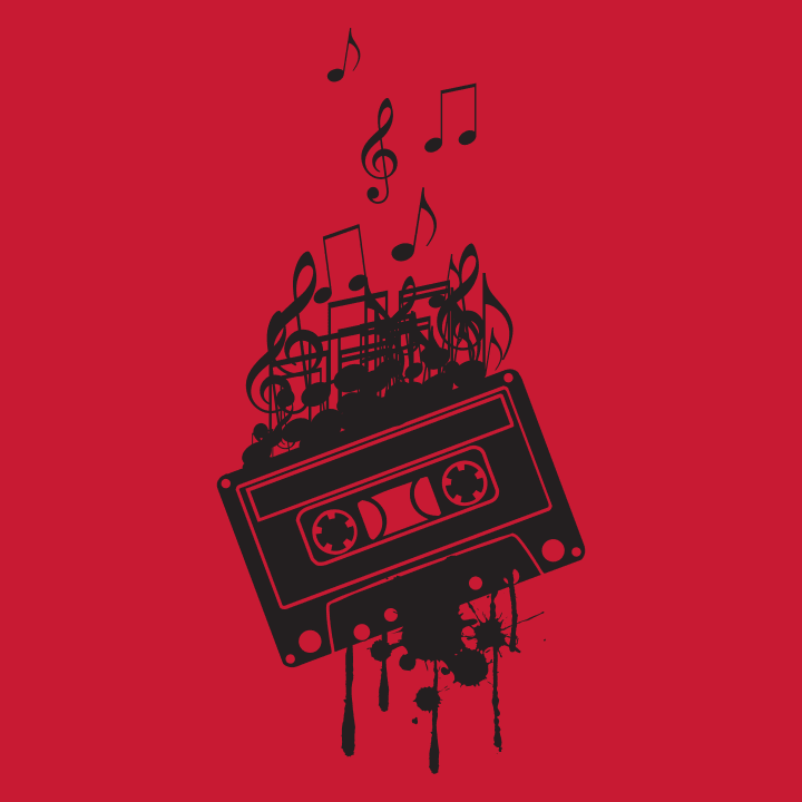 Music Cassette And Music Notes Frauen T-Shirt 0 image