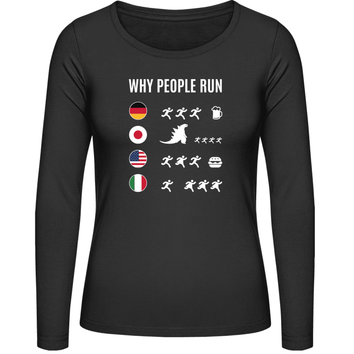 Why People Run Frauen Langarmshirt 0 image
