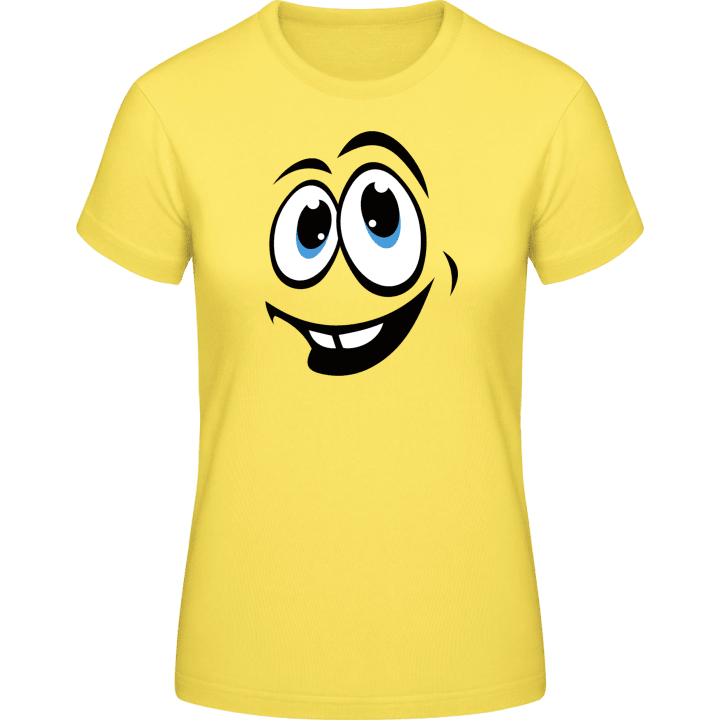 Happy Face T-skjorte for kvinner contain pic