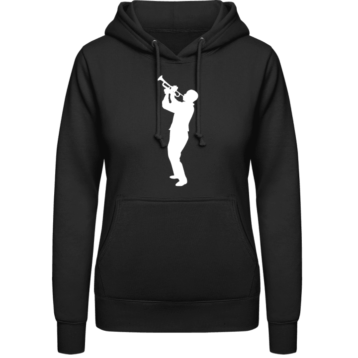 Trumpeter Silhouette Women Hoodie contain pic