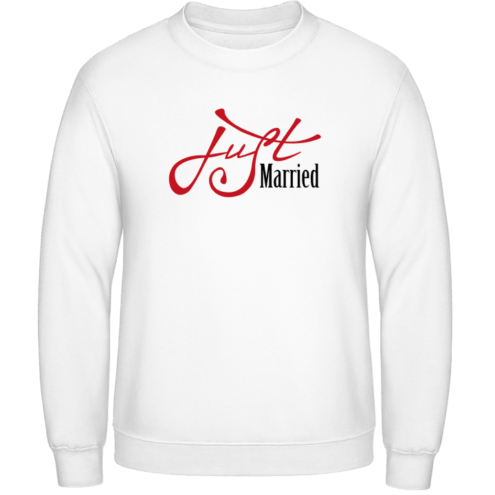 Just Married Man Sweatshirt contain pic