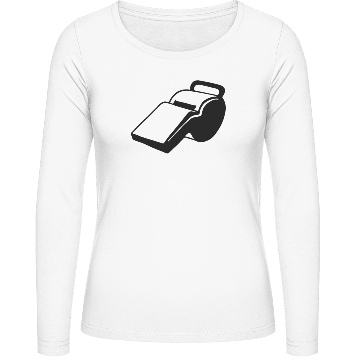 Trillerpfeife Frauen Langarmshirt contain pic
