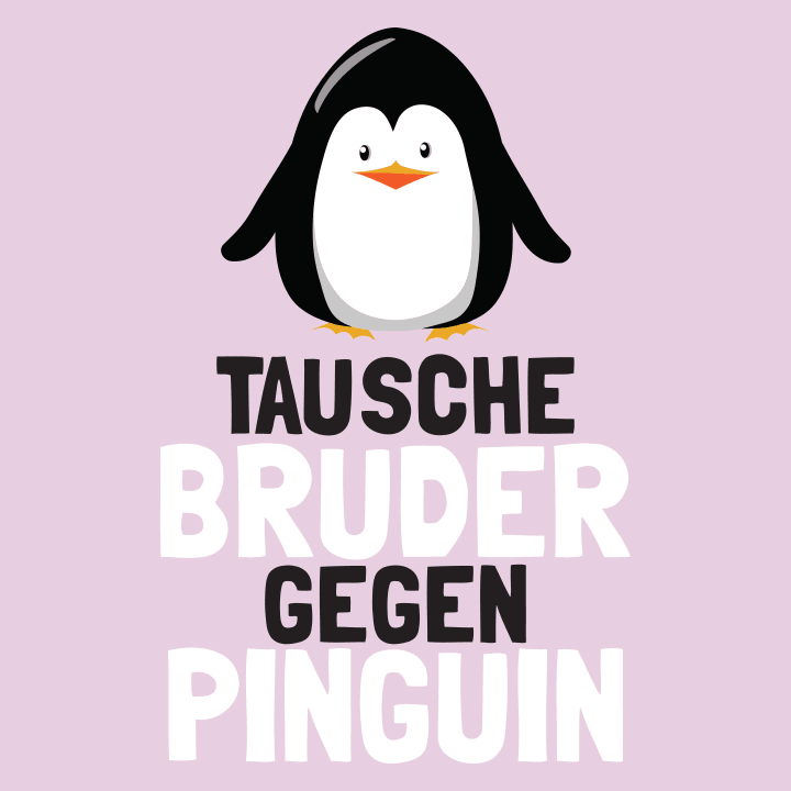 Tausche Bruder gegen Pinguin Langermet skjorte for kvinner 0 image