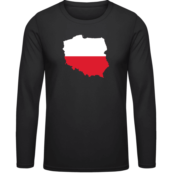Poland Map Langermet skjorte contain pic