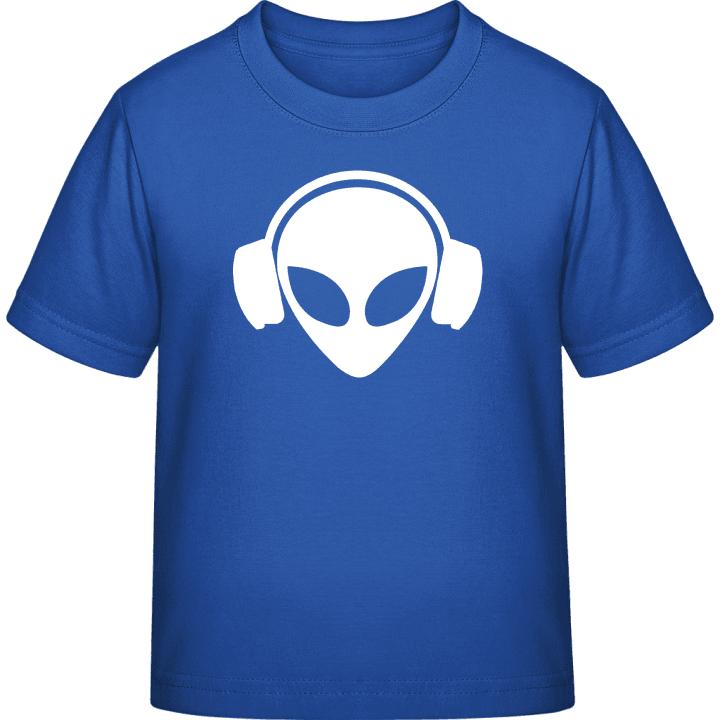 Alien DJ Headphone Camiseta infantil contain pic
