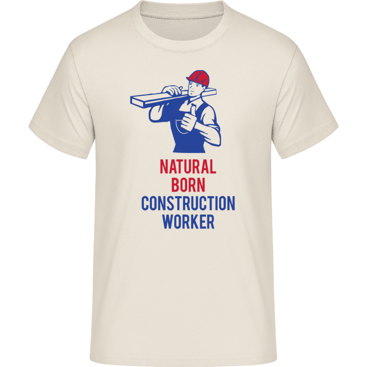 Natural Born Construction Worker T-skjorte 0 image