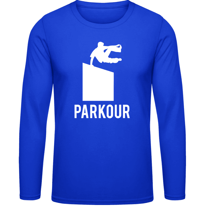 Parkour Silhouette Long Sleeve Shirt contain pic