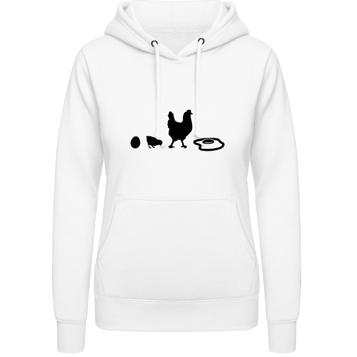 Evolution Of Chicken To Fried Egg Women Hoodie 0 image