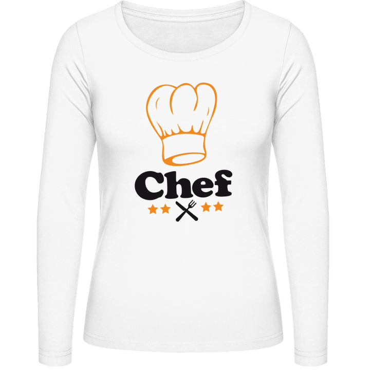 Chef Camisa de manga larga para mujer contain pic