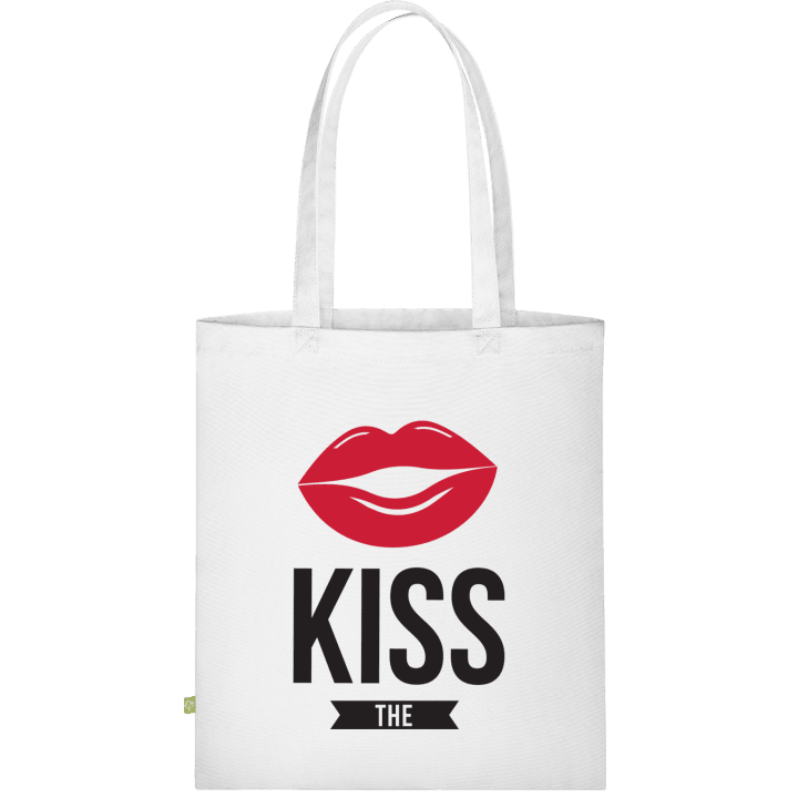 Kiss The + YOUR TEXT Stoffen tas 0 image