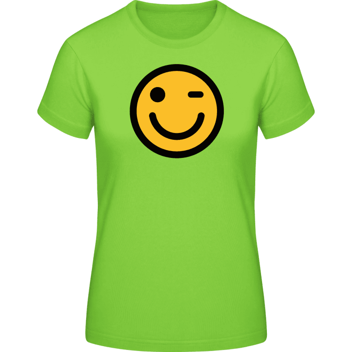 Wink Emoticon T-shirt til kvinder 0 image