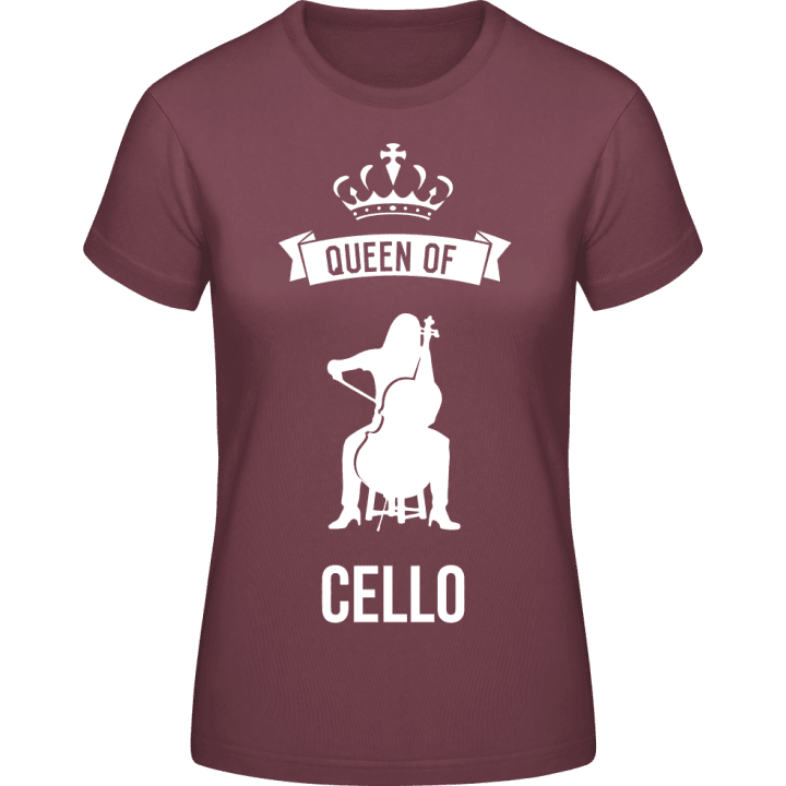 Queen Of Cello T-skjorte for kvinner 0 image