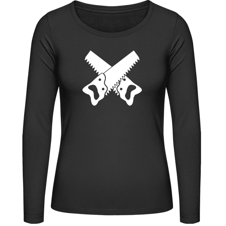 Saws Crossed Langermet skjorte for kvinner contain pic
