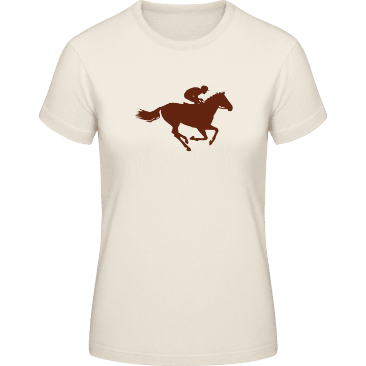 hästkapplöpning T-shirt för kvinnor contain pic